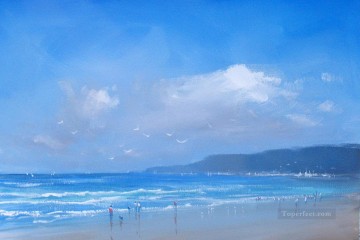 Landscapes Painting - beach bay abstract seascape